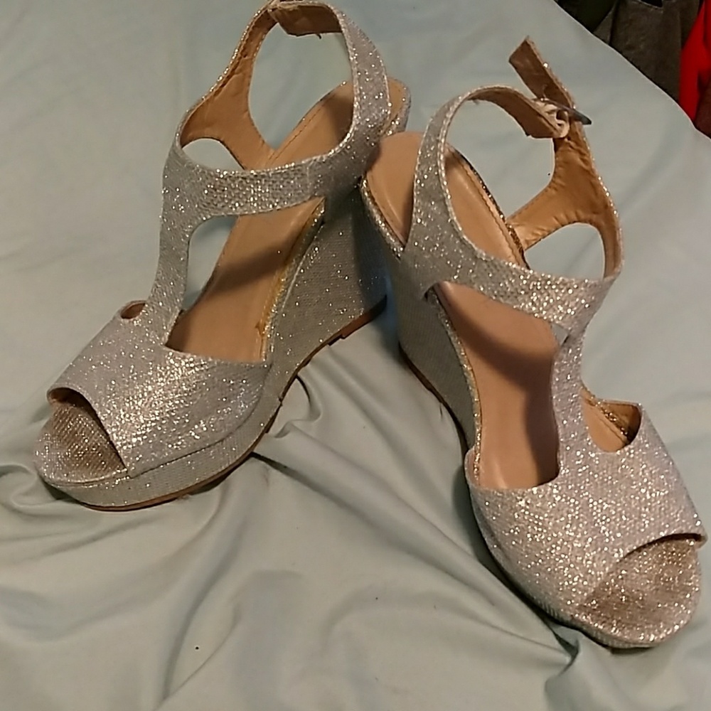 Rampage silver wedges